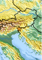 Small map showing earthquake